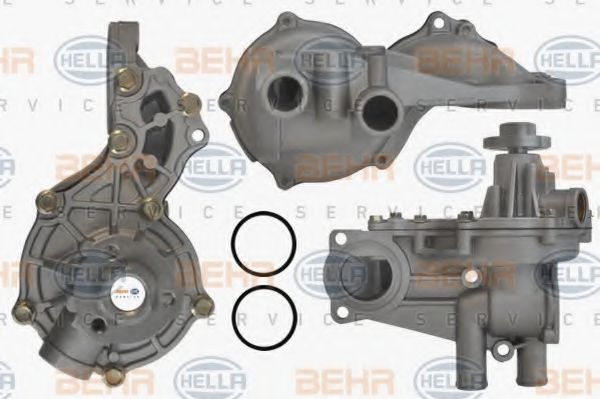 8MP 376 800-051 BEHR+HELLA+SERVICE Cooling System Water Pump