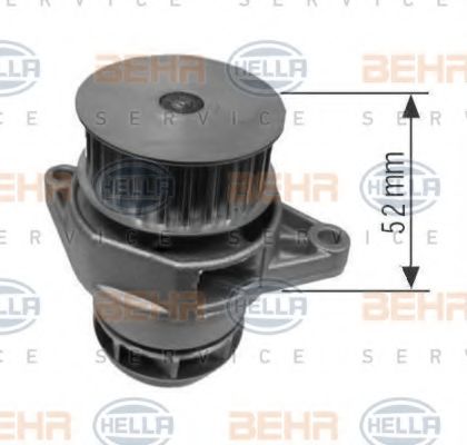 8MP 376 800-064 BEHR+HELLA+SERVICE Cooling System Water Pump