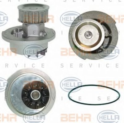 8MP 376 800-071 BEHR+HELLA+SERVICE Cooling System Water Pump