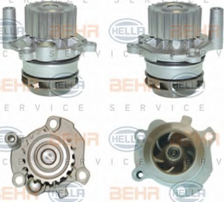 8MP 376 800-101 BEHR+HELLA+SERVICE Cooling System Water Pump