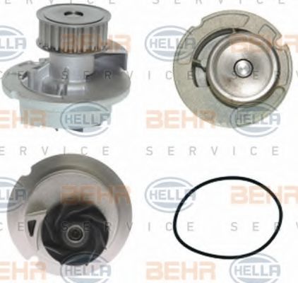 8MP 376 800-121 BEHR+HELLA+SERVICE Cooling System Water Pump