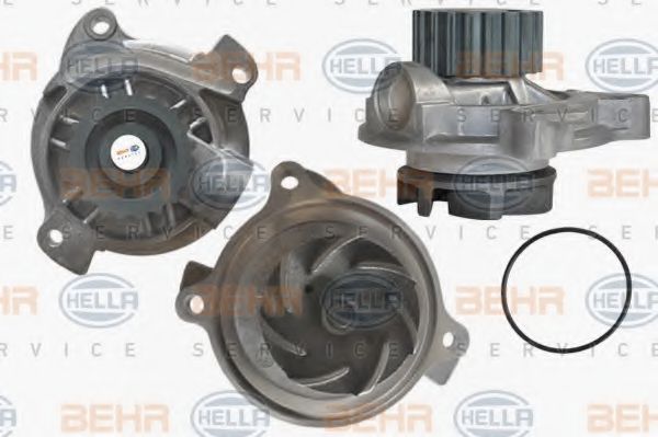 8MP 376 800-281 BEHR+HELLA+SERVICE Cooling System Water Pump