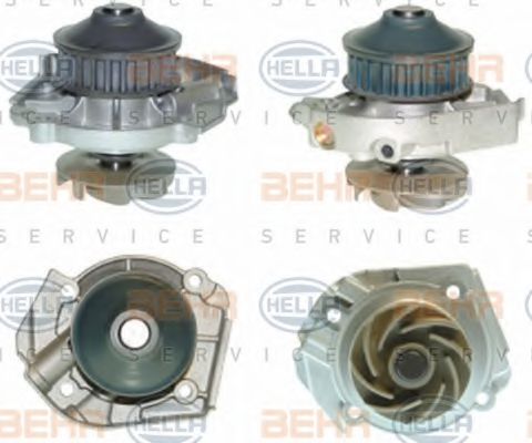 8MP 376 800-301 BEHR+HELLA+SERVICE Cooling System Water Pump