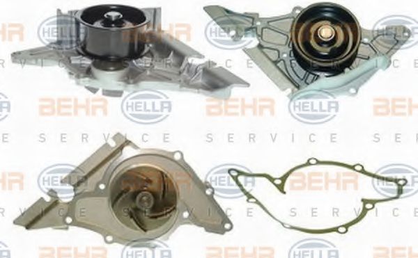 8MP 376 800-351 BEHR+HELLA+SERVICE Cooling System Water Pump