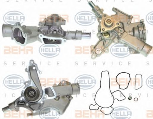 8MP 376 800-381 BEHR+HELLA+SERVICE Cooling System Water Pump