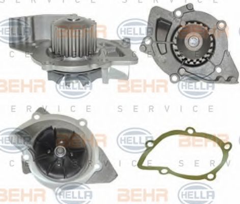 8MP 376 800-441 BEHR+HELLA+SERVICE Cooling System Water Pump
