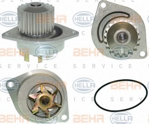 8MP 376 800-471 BEHR+HELLA+SERVICE Cooling System Water Pump