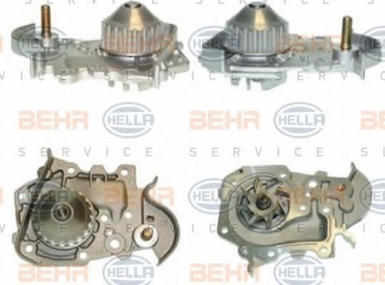 8MP 376 800-491 BEHR+HELLA+SERVICE Cooling System Water Pump