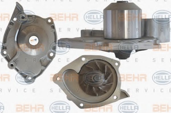 8MP 376 800-501 BEHR+HELLA+SERVICE Cooling System Water Pump