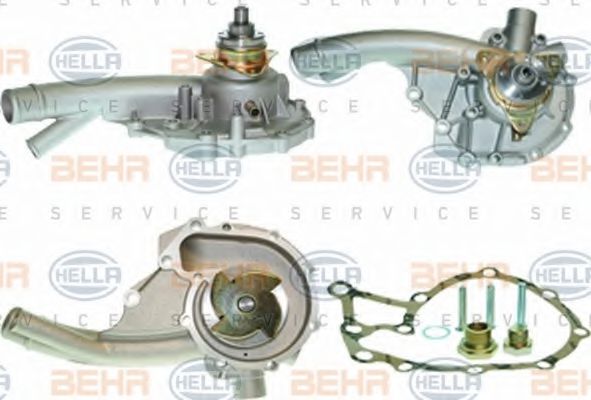 8MP 376 800-541 BEHR+HELLA+SERVICE Cooling System Water Pump