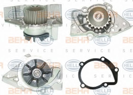 8MP 376 800-651 BEHR+HELLA+SERVICE Cooling System Water Pump