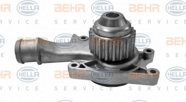 8MP 376 800-664 BEHR+HELLA+SERVICE Cooling System Water Pump