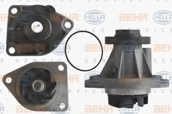 8MP 376 800-681 BEHR+HELLA+SERVICE Cooling System Water Pump