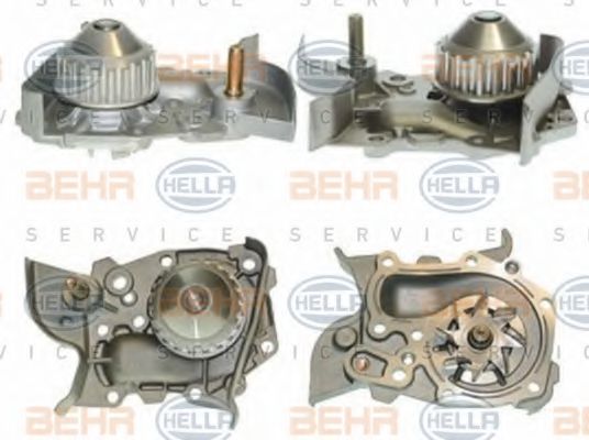 8MP 376 800-731 BEHR+HELLA+SERVICE Cooling System Water Pump