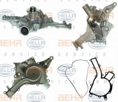 8MP 376 800-761 BEHR+HELLA+SERVICE Cooling System Water Pump