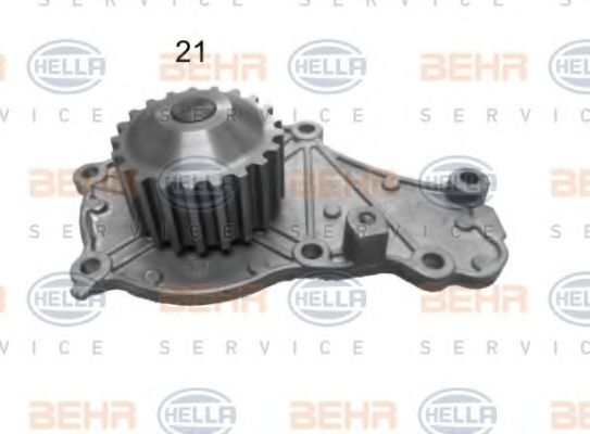 8MP 376 801-054 BEHR+HELLA+SERVICE Cooling System Water Pump