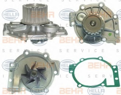8MP 376 801-071 BEHR+HELLA+SERVICE Cooling System Water Pump
