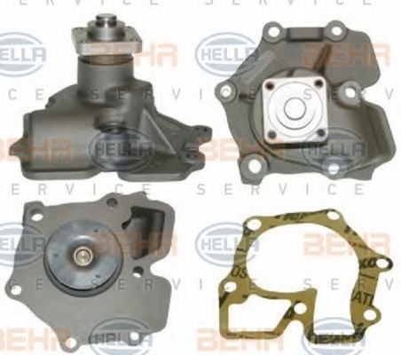8MP 376 801-101 BEHR+HELLA+SERVICE Cooling System Water Pump