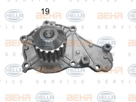 8MP 376 801-124 BEHR+HELLA+SERVICE Cooling System Water Pump