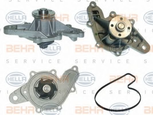 8MP 376 801-151 BEHR+HELLA+SERVICE Cooling System Water Pump