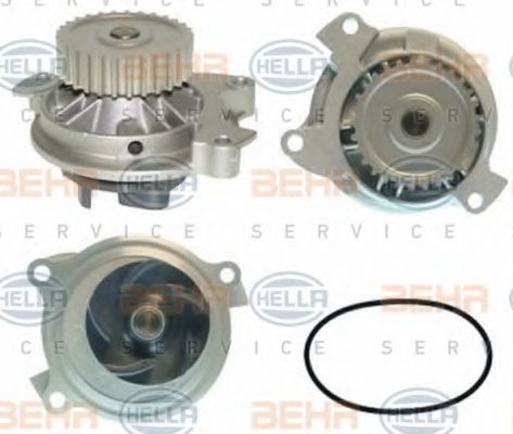 8MP 376 801-191 BEHR+HELLA+SERVICE Cooling System Water Pump