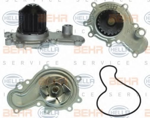8MP 376 801-201 BEHR+HELLA+SERVICE Cooling System Water Pump