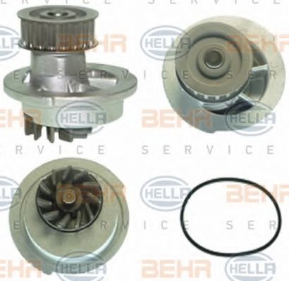 8MP 376 801-271 BEHR+HELLA+SERVICE Cooling System Water Pump