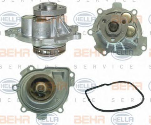 8MP 376 801-421 BEHR+HELLA+SERVICE Cooling System Water Pump