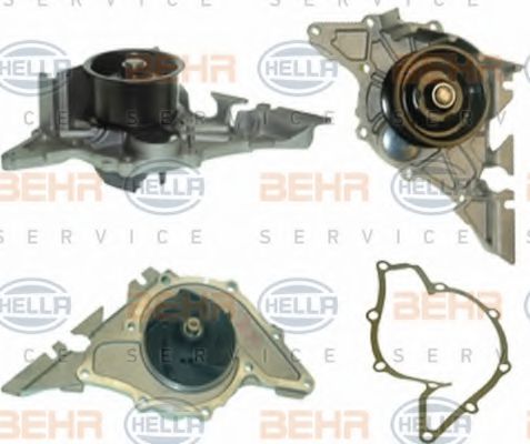 8MP 376 801-441 BEHR+HELLA+SERVICE Cooling System Water Pump