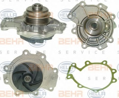 8MP 376 801-451 BEHR+HELLA+SERVICE Cooling System Water Pump