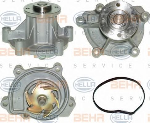 8MP 376 801-551 BEHR+HELLA+SERVICE Cooling System Water Pump