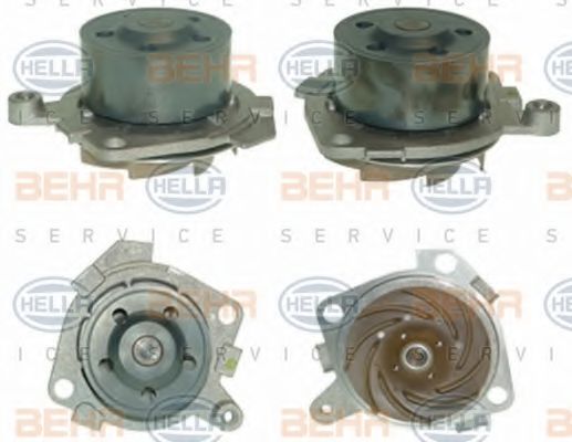 8MP 376 801-581 BEHR+HELLA+SERVICE Cooling System Water Pump
