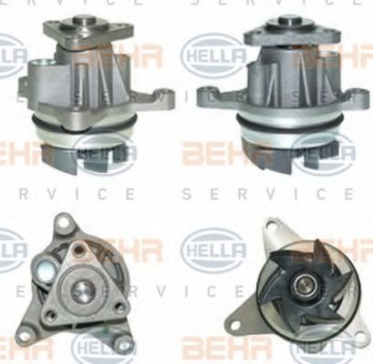 8MP 376 801-591 BEHR+HELLA+SERVICE Cooling System Water Pump