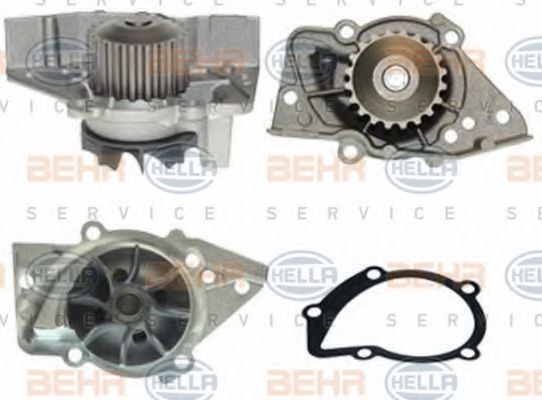 8MP 376 801-621 BEHR+HELLA+SERVICE Cooling System Water Pump