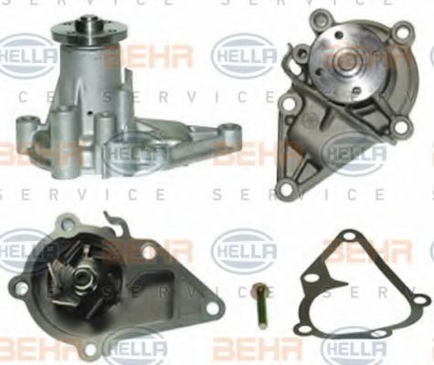 8MP 376 801-721 BEHR+HELLA+SERVICE Cooling System Water Pump