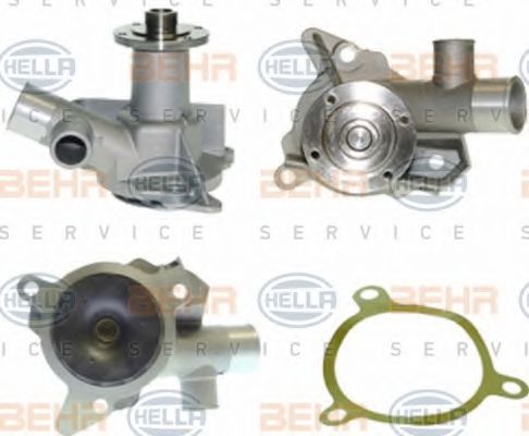 8MP 376 801-771 BEHR+HELLA+SERVICE Cooling System Water Pump