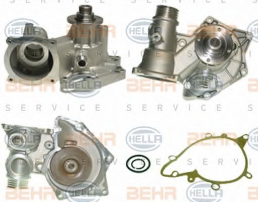 8MP 376 802-061 BEHR+HELLA+SERVICE Cooling System Water Pump