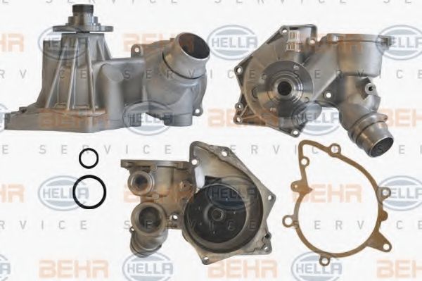 8MP 376 802-071 BEHR+HELLA+SERVICE Cooling System Water Pump