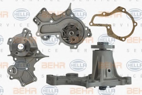 8MP 376 802-141 BEHR+HELLA+SERVICE Cooling System Water Pump