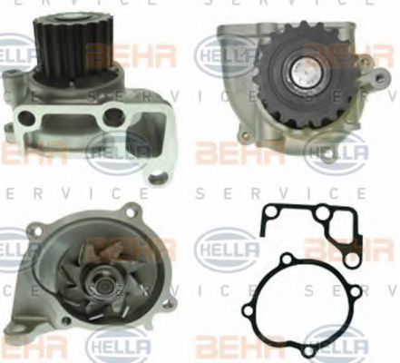 8MP 376 802-221 BEHR+HELLA+SERVICE Cooling System Water Pump
