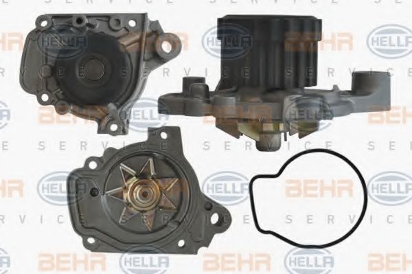 8MP 376 802-251 BEHR+HELLA+SERVICE Cooling System Water Pump