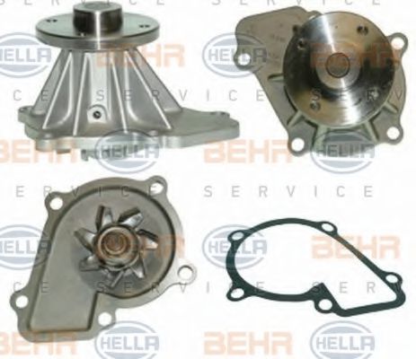 8MP 376 802-421 BEHR+HELLA+SERVICE Cooling System Water Pump