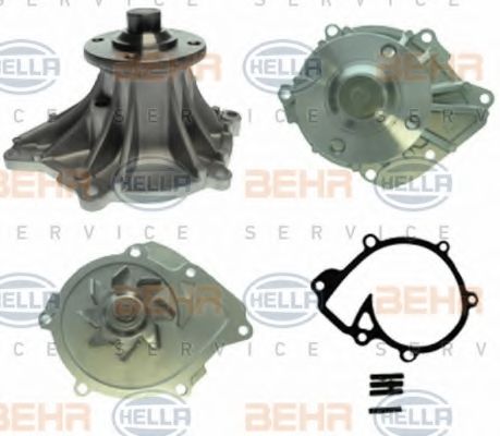 8MP 376 802-451 BEHR+HELLA+SERVICE Cooling System Water Pump