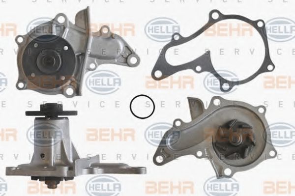 8MP 376 802-461 BEHR+HELLA+SERVICE Cooling System Water Pump