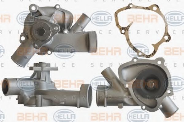 8MP 376 802-491 BEHR+HELLA+SERVICE Cooling System Water Pump