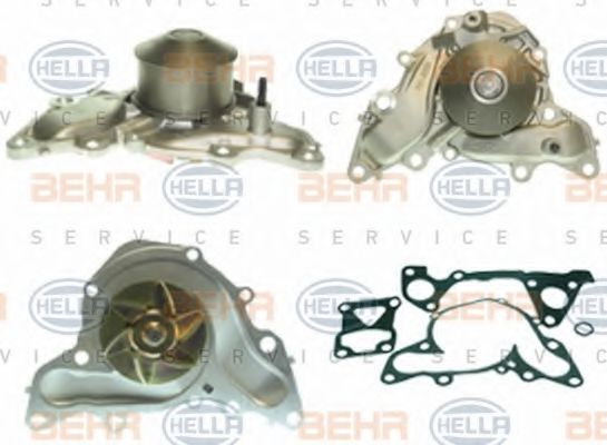 8MP 376 802-521 BEHR+HELLA+SERVICE Cooling System Water Pump