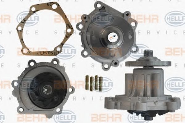 8MP 376 802-581 BEHR+HELLA+SERVICE Cooling System Water Pump