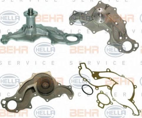 8MP 376 802-621 BEHR+HELLA+SERVICE Cooling System Water Pump