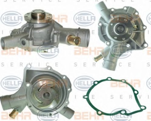 8MP 376 802-651 BEHR+HELLA+SERVICE Cooling System Water Pump