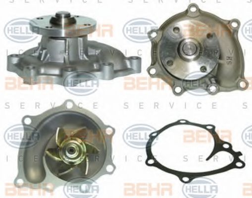 8MP 376 802-661 BEHR+HELLA+SERVICE Cooling System Water Pump